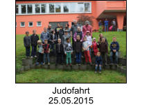 Judofahrt 25.05.2015